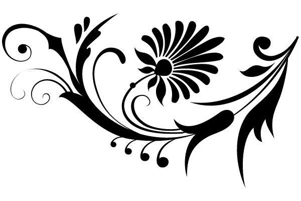 Ornamental Vintage Flourish: Elegance in
