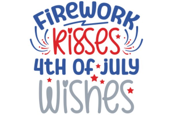 Celebrate the 4th of July with Firework Kisses and Wishes!