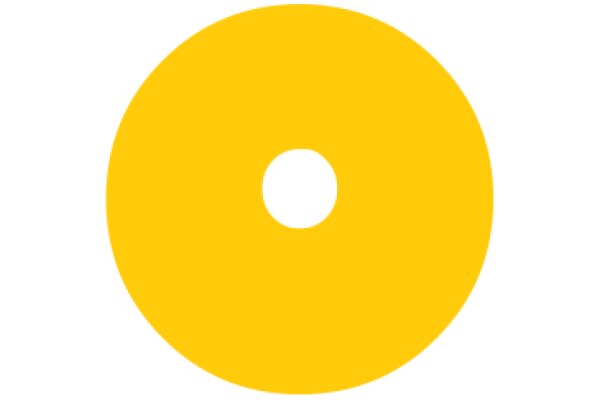 A Solid White Background with a Yellow Circle