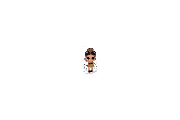 Stylish Chibi Character with Sunglasses and Bow