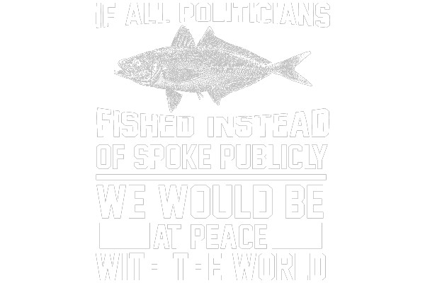 Politicians Fish Instead of Speaking Publicly, We Would Be at Peace with the World