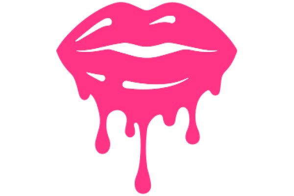 Vivid Pink Lipstick with Drops