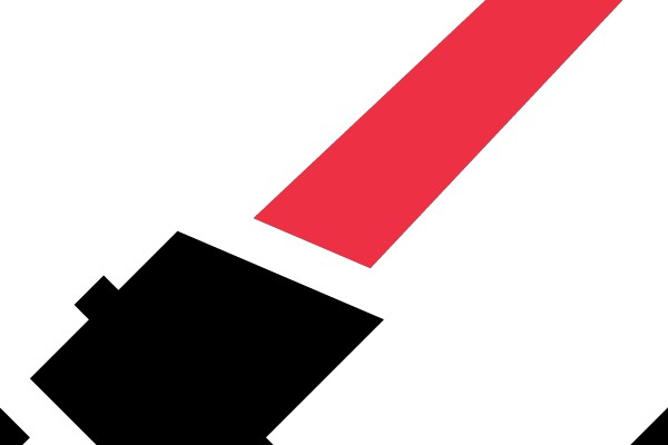Red and Black Lightsaber