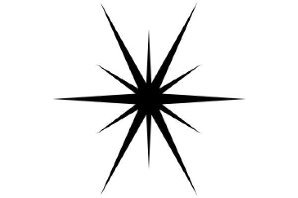 Stylized Starburst Design in