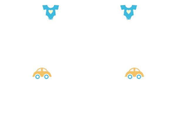 A Digital Display of a Baby's Clothing and Cars