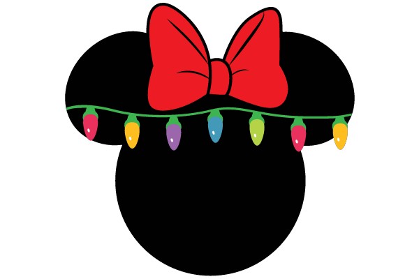 Mickey Mouse in a Christmas Theme