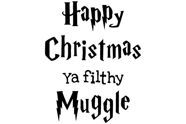 Happy Christmas from the Harry Potter Universe: A Festive Greeting from the Magical World of Hogwarts