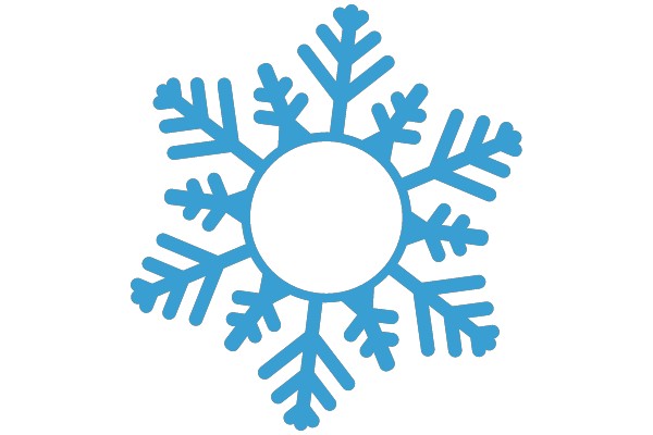 Snowflake with Circular Center
