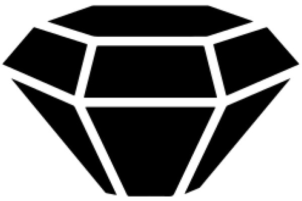 Stylized Diamond Icon with Design