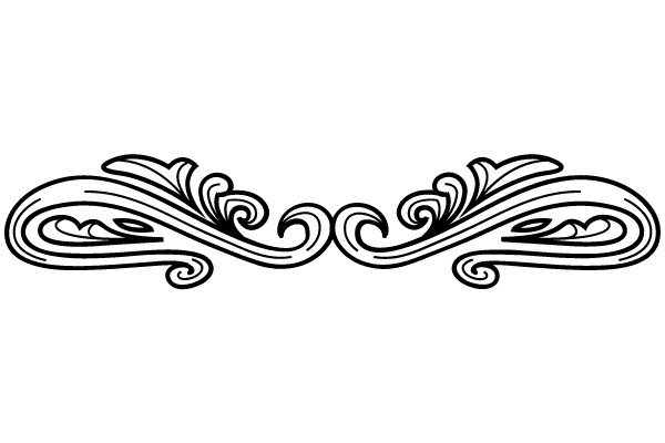 Elegant Vintage Flourish Border