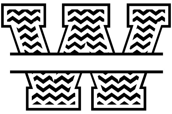 Three Chevron-Wave Patterns