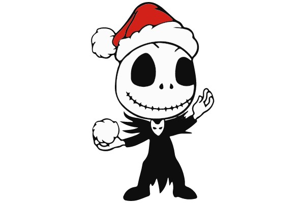Skeleton Santa Cheer