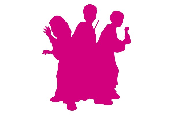 Silhouetted Figures of Mystery