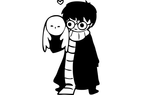 A Heartwarming Encounter Between a Boy and His Stuffed Companion
