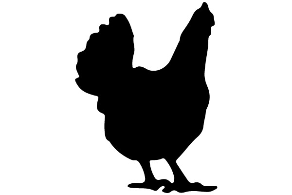 Silhouette of a Chicken