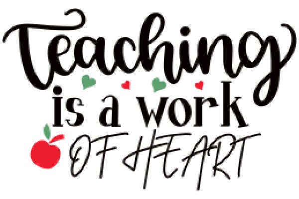 Teaching is a Work of Heart: A Graphic Design for Educators