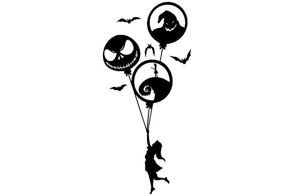 Halloween Silhouettes Ascending