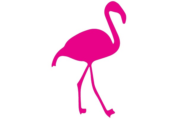 Pink Flamingo Icon: A Symbol of Tropical Vacations and Fun