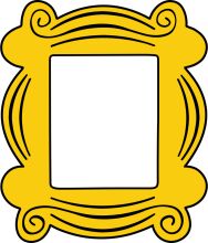 A Vibrant Yellow Oval Frame
