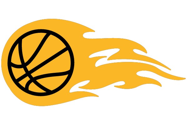 Basketball in Flames