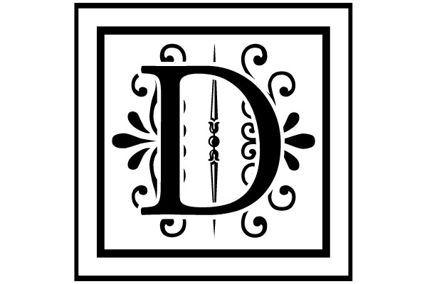 Classic Flourished Letter D