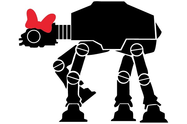 AT-AT Walker with a Bow: A Star Wars Tribute