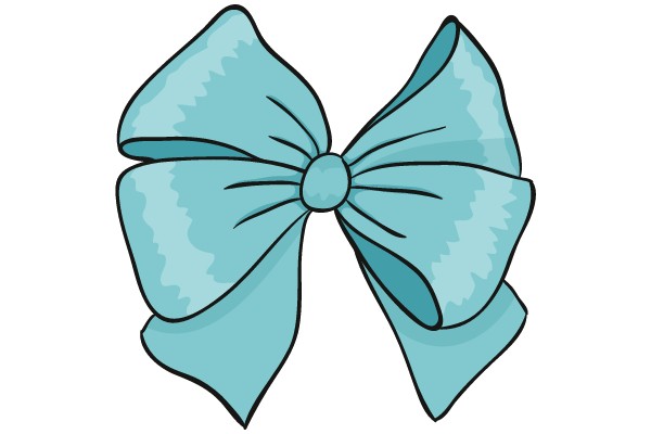 Colorful Bow in Soft Pastel Shades