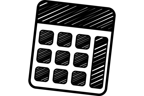 A Stylized Icon of a Calendar