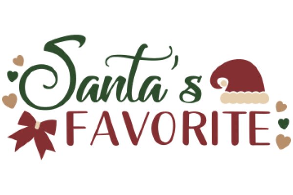 Santa's Favorite: A Festive Logo for the Holiday Season
