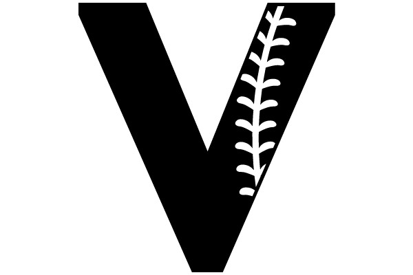 Baseball Stitching on a Letter 