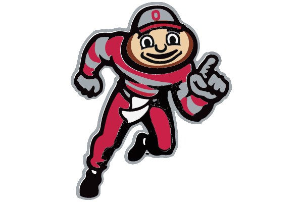 Ohio State Buckeyes Mascot in Action