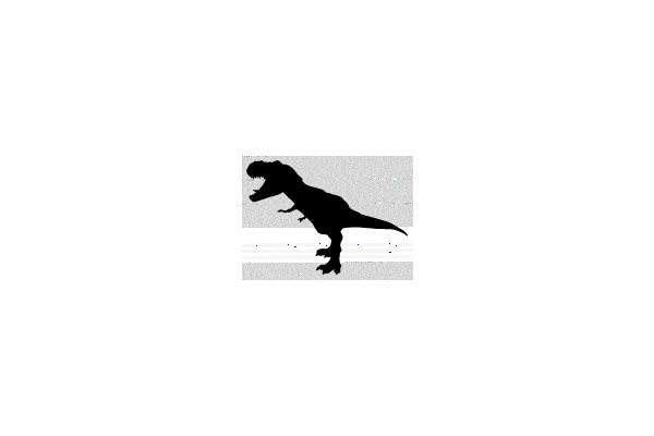 Silhouette of a Tyrannosaurus Rex