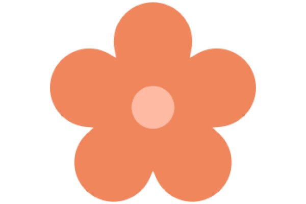 Vibrant Orange Flower with a Pink Center