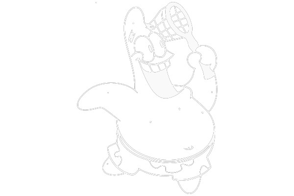 Squidward's Cheerful Gesture