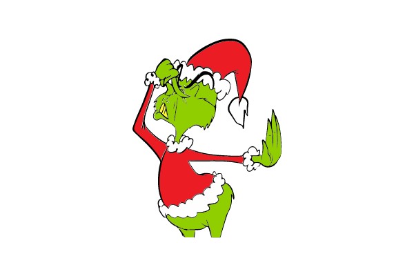 Grinch Waving Goodbye
