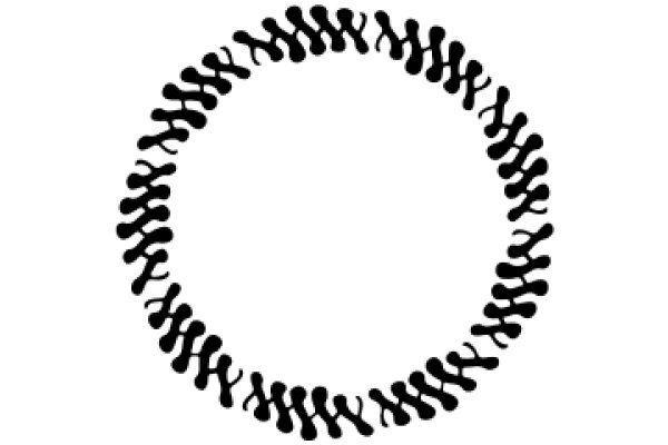 A Solitary Circle in a White Background