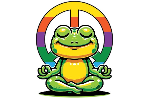 Peaceful Frog: A Symbol of Harmony and Balance