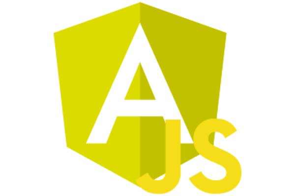 A Yellow Logo with a Letter 'A' and a Letter 'S' in a Pixelated Style.