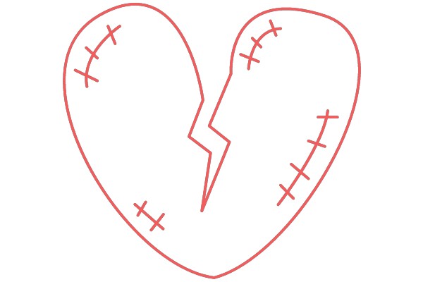 Embracing the Fragility: A Transparent Outline of a Broken Heart
