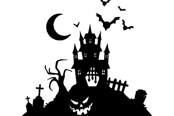 Halloween Castle Silhouette