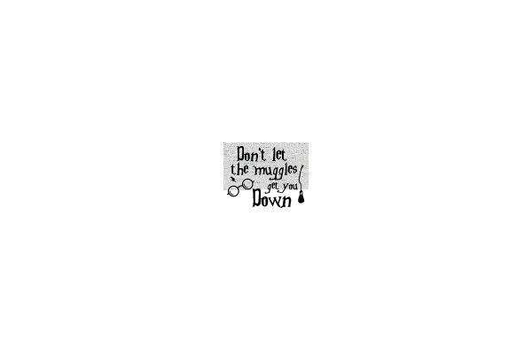 Don't let the muggles get you down