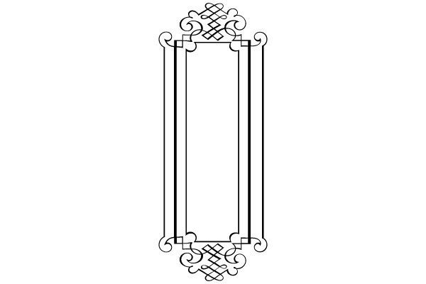 Vintage Ornament Frame