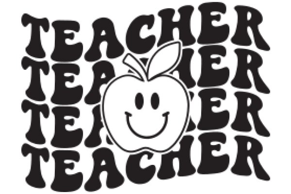 Teacher's Delight: A Smiling Apple Embraces the Joy of Teaching
