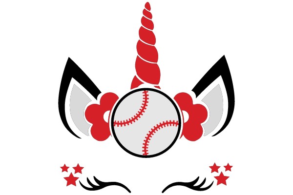 Unicorn Baseball Mascot