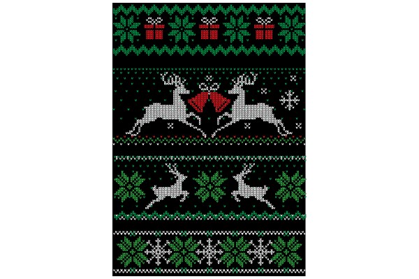 Joyous Holiday Knitted Ugly Sweater Design