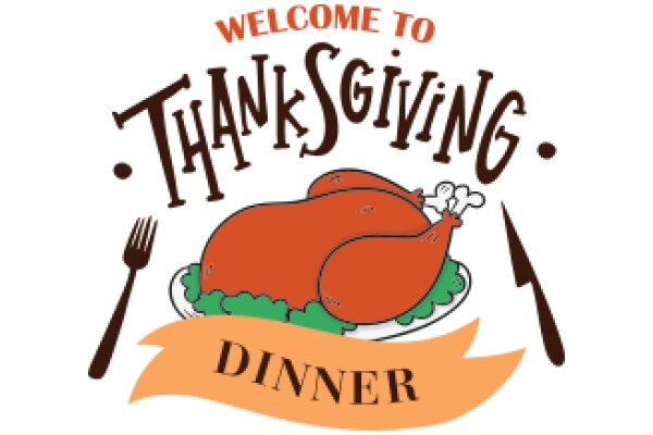Welcome to Thanksgiving Dinner: A Delightful Illustration of a Traditional American Feast