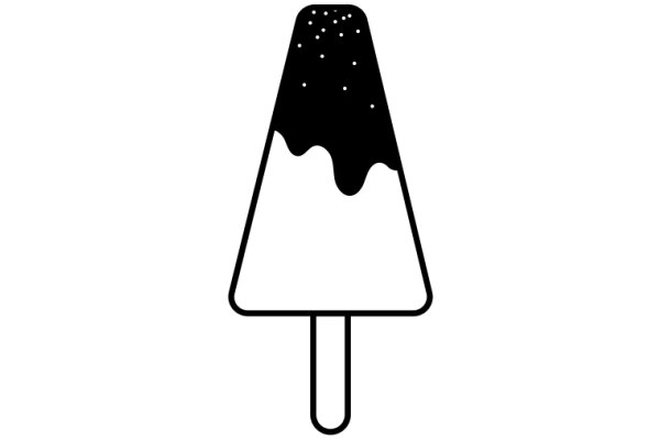 Simplistic Ice Cream Cone Icon
