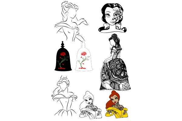 Enchanted Illustrations: A Fusion of Beauty and Fantasy