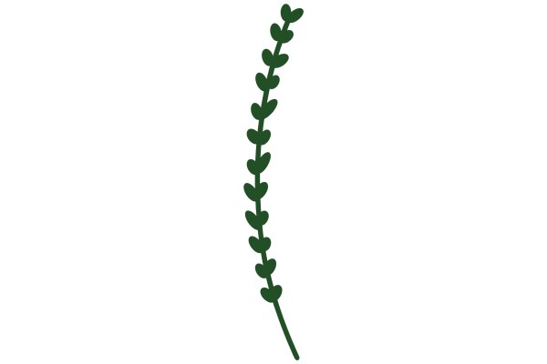 Simplicity in Design: A Single Branch of a Tree
