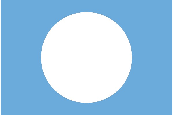 A Simple, Circular Design in Blue